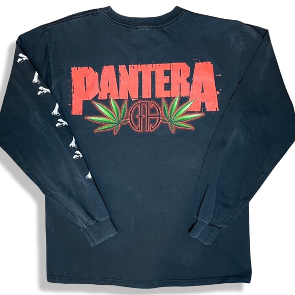 Rare Vintage 90s Pantera Long Sleeve Band Tee - Picture 2 of 8